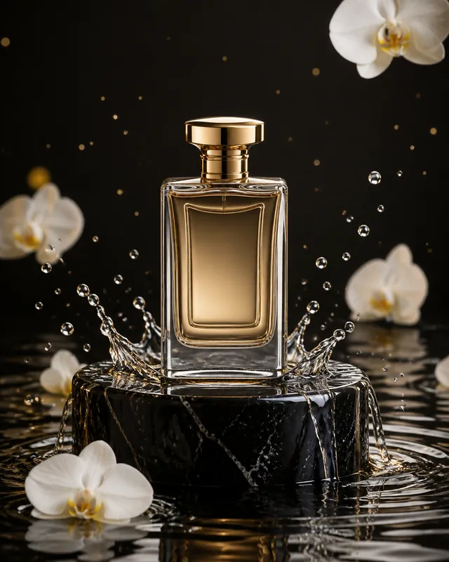 Orchid Marble Perfume Campaign