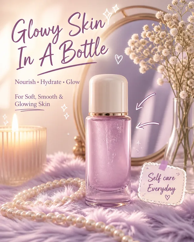 Glowy Skin Vanity Ad